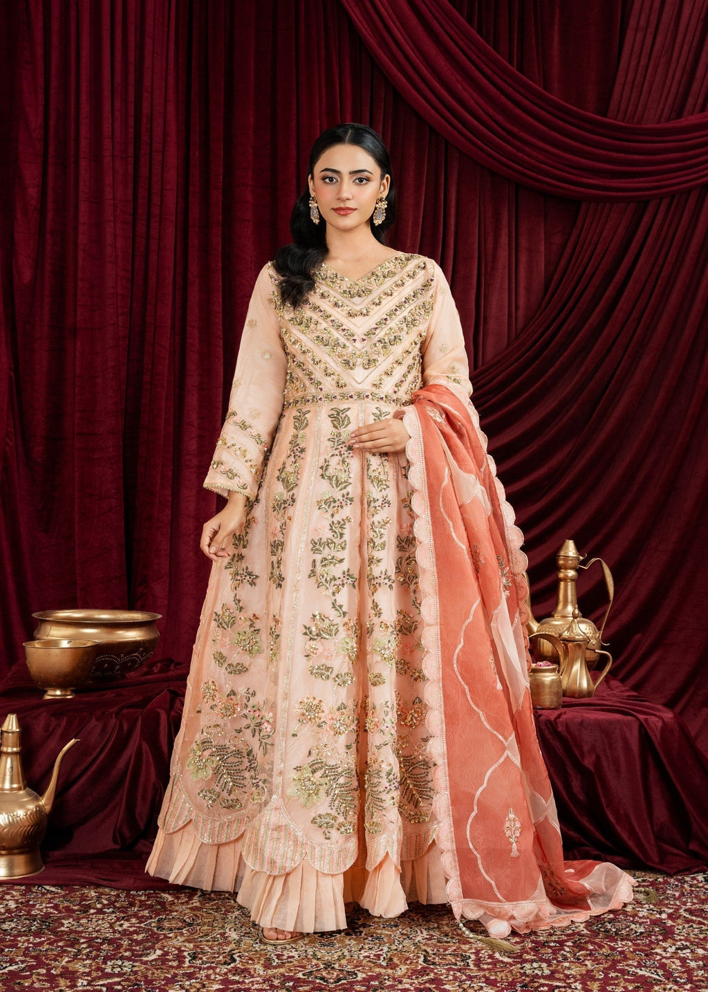 Waniya Awais Maxi 22 Stitched Women 3pcs