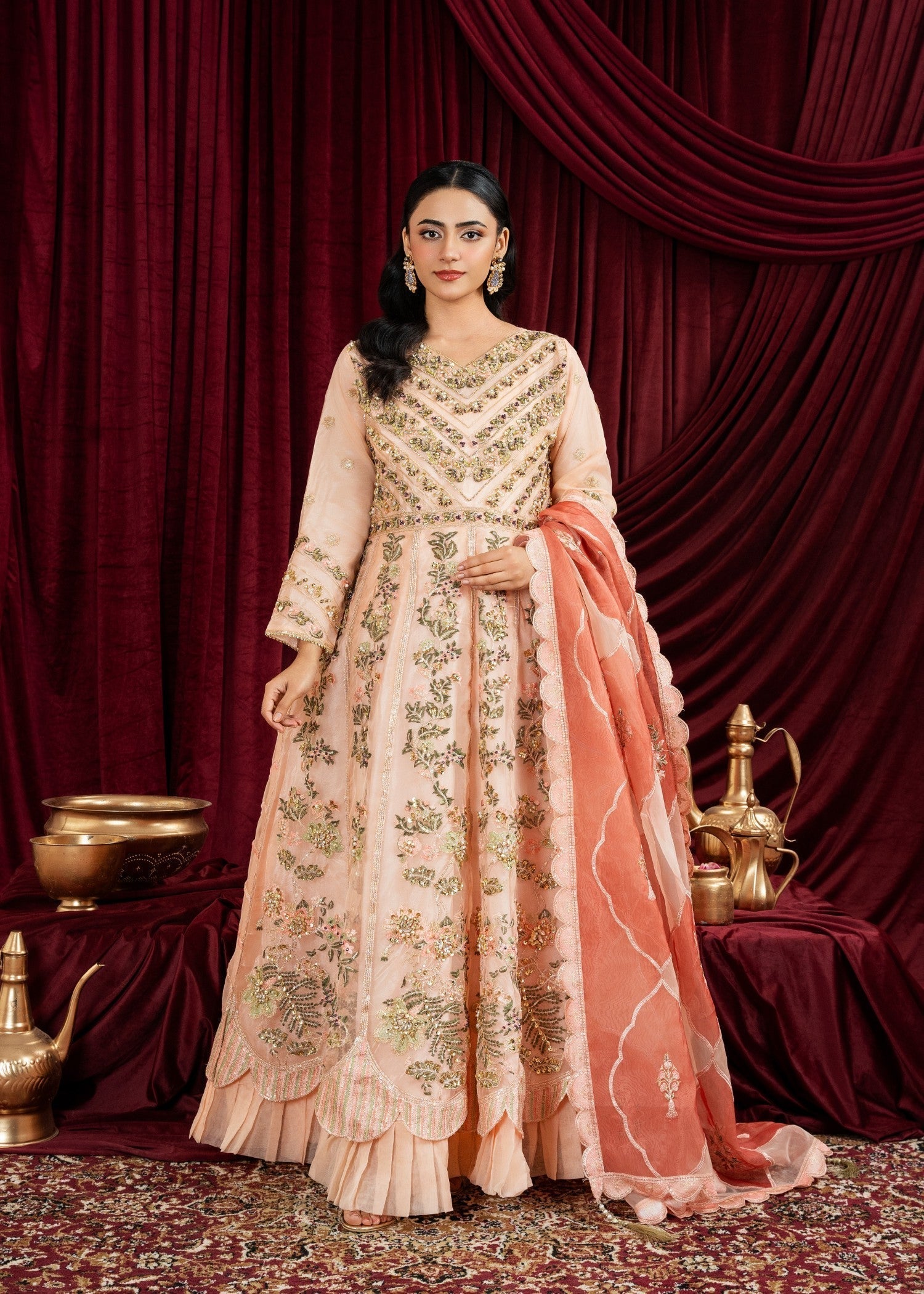Waniya Awais Maxi 22 Stitched Women 3pcs