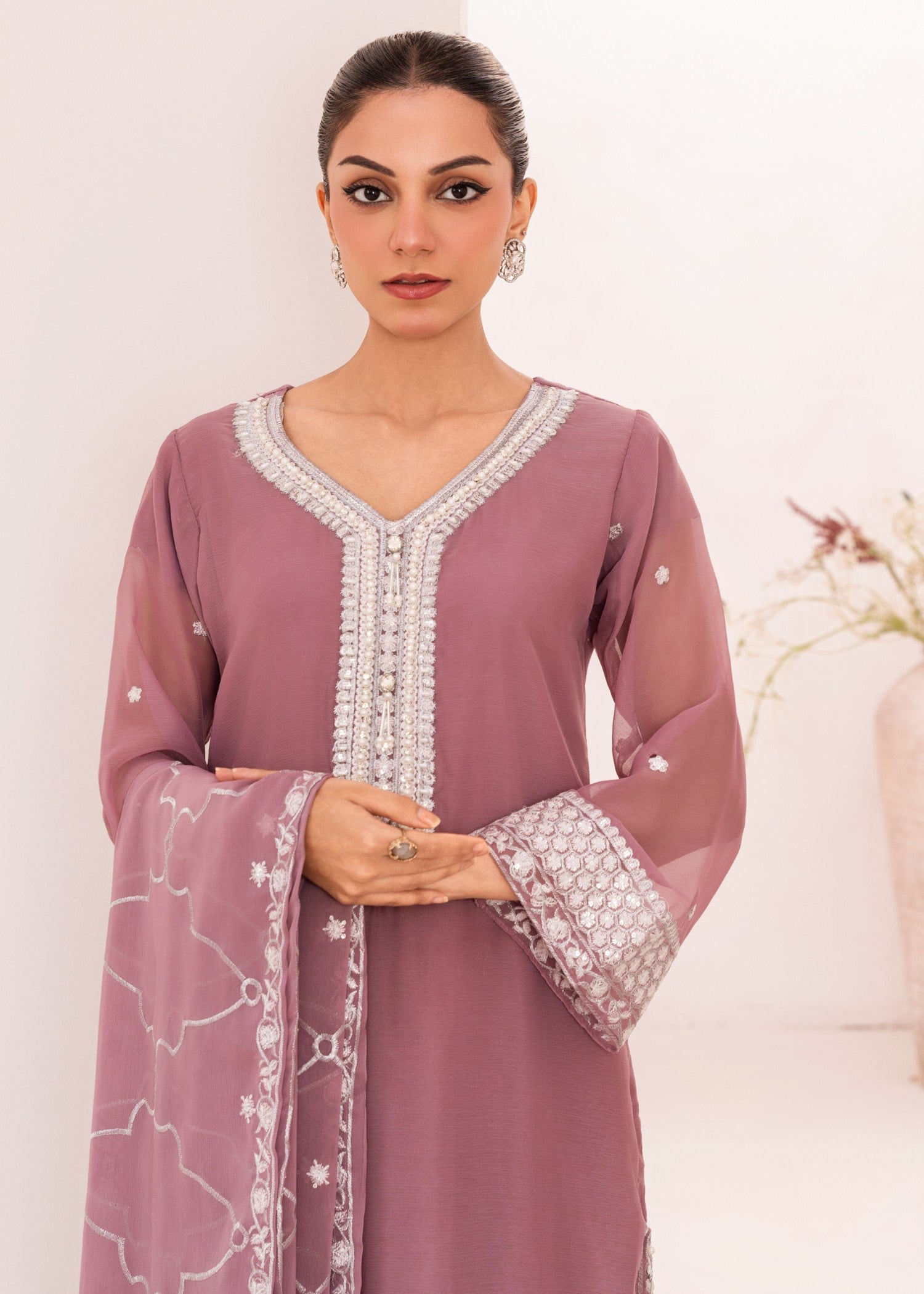RUBBY FERRY CLOTHING LACHA SILVER MAUVE Women 3pcs