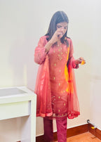 Sarwar Jaan Carnation Women 3pcs