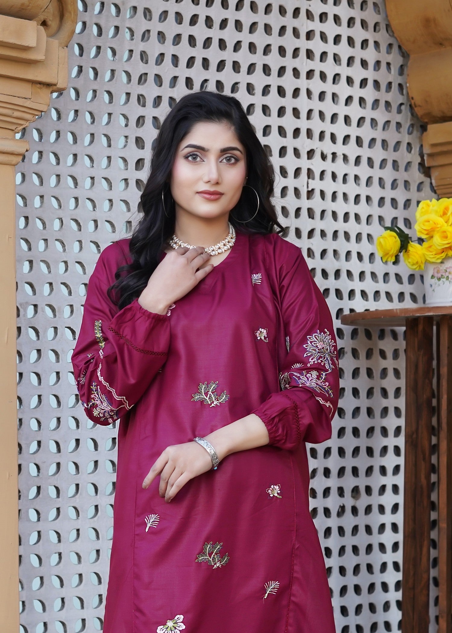 Stylish Collection AMIYA EMBROIDERED Women 2pcs