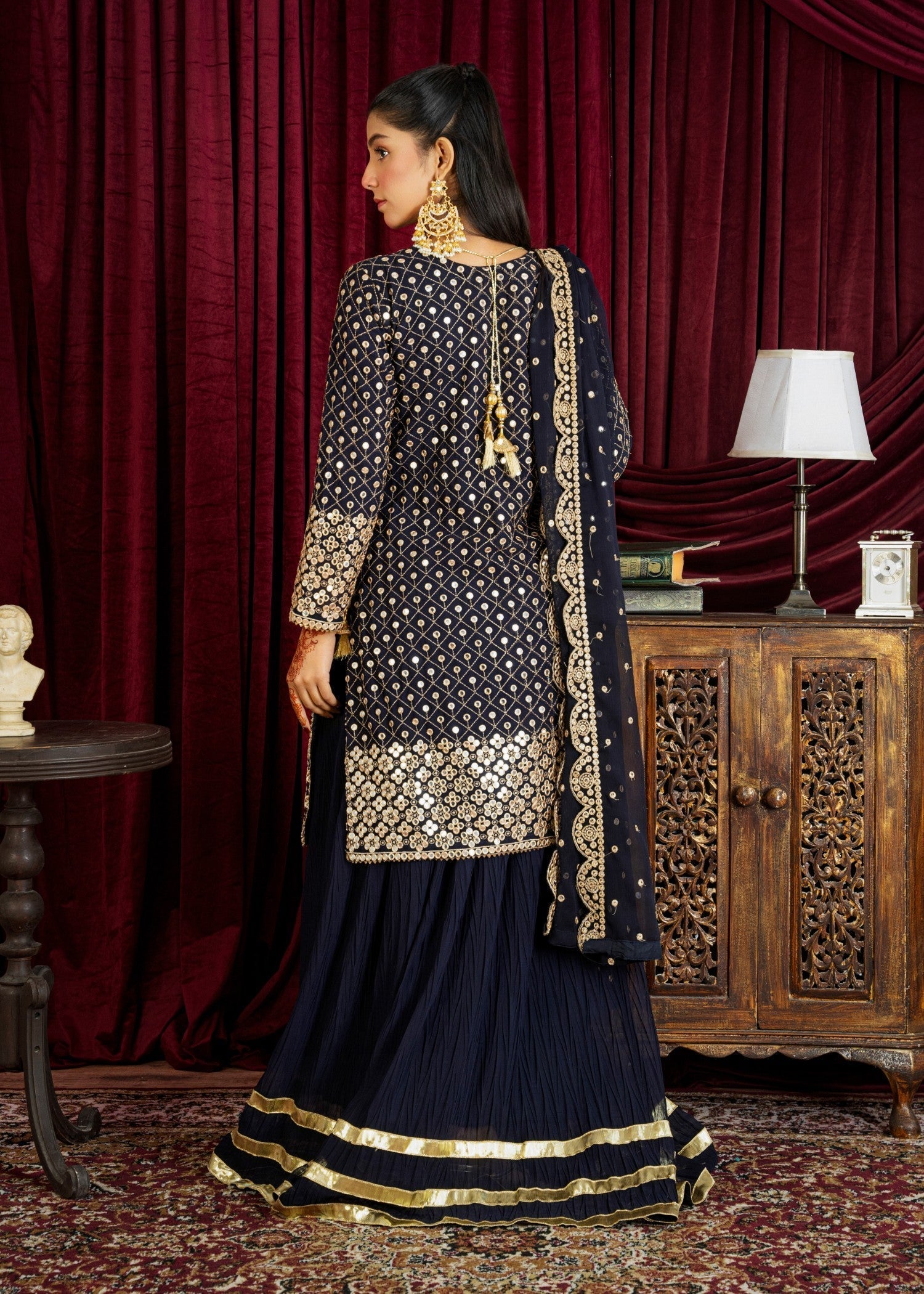 Rangoon Clothing Salina Blue Women 3pcs