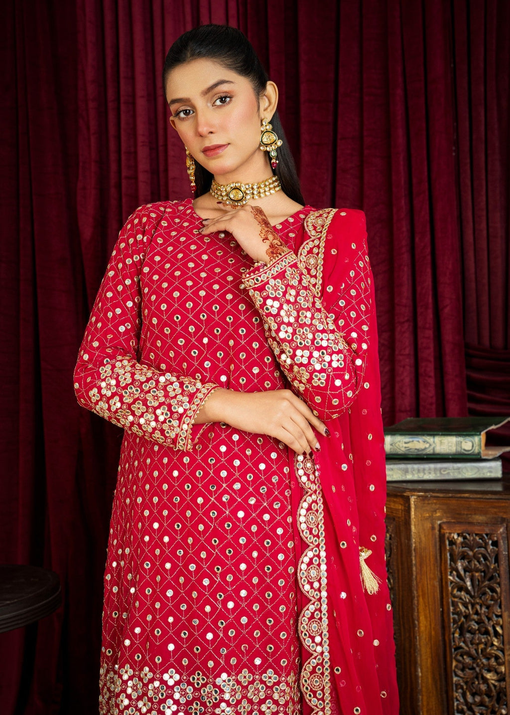 Rangoon Clothing Salina Hotpink Women 3pcs