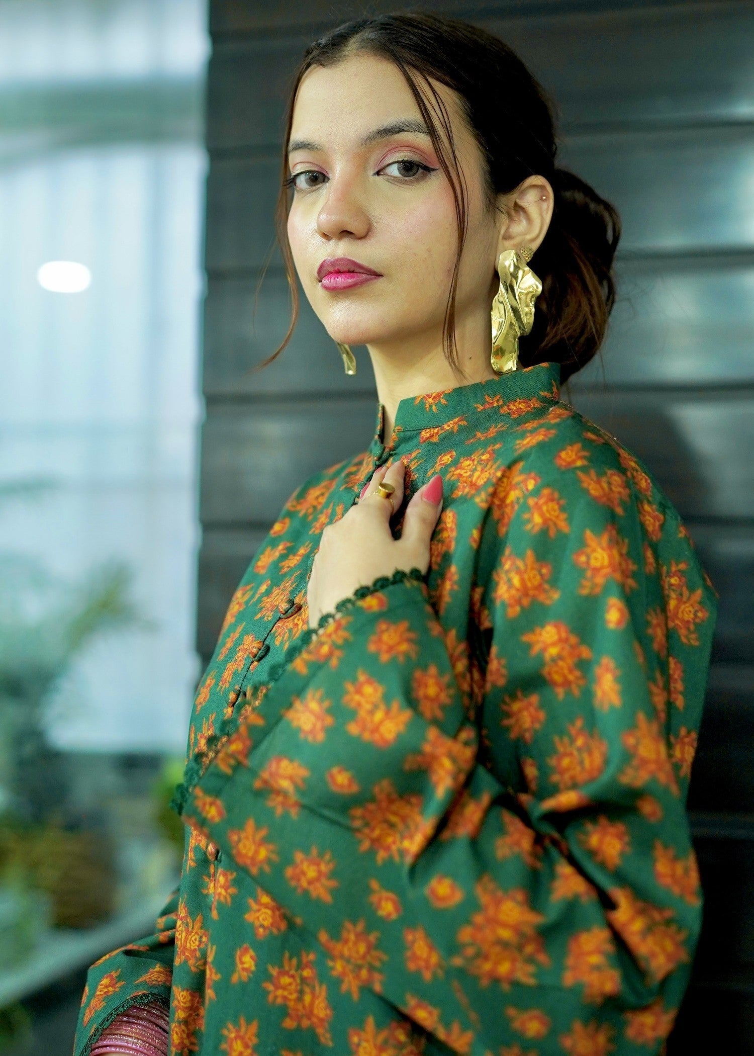 By-East Khaddar Suit Printed Women 2pcs