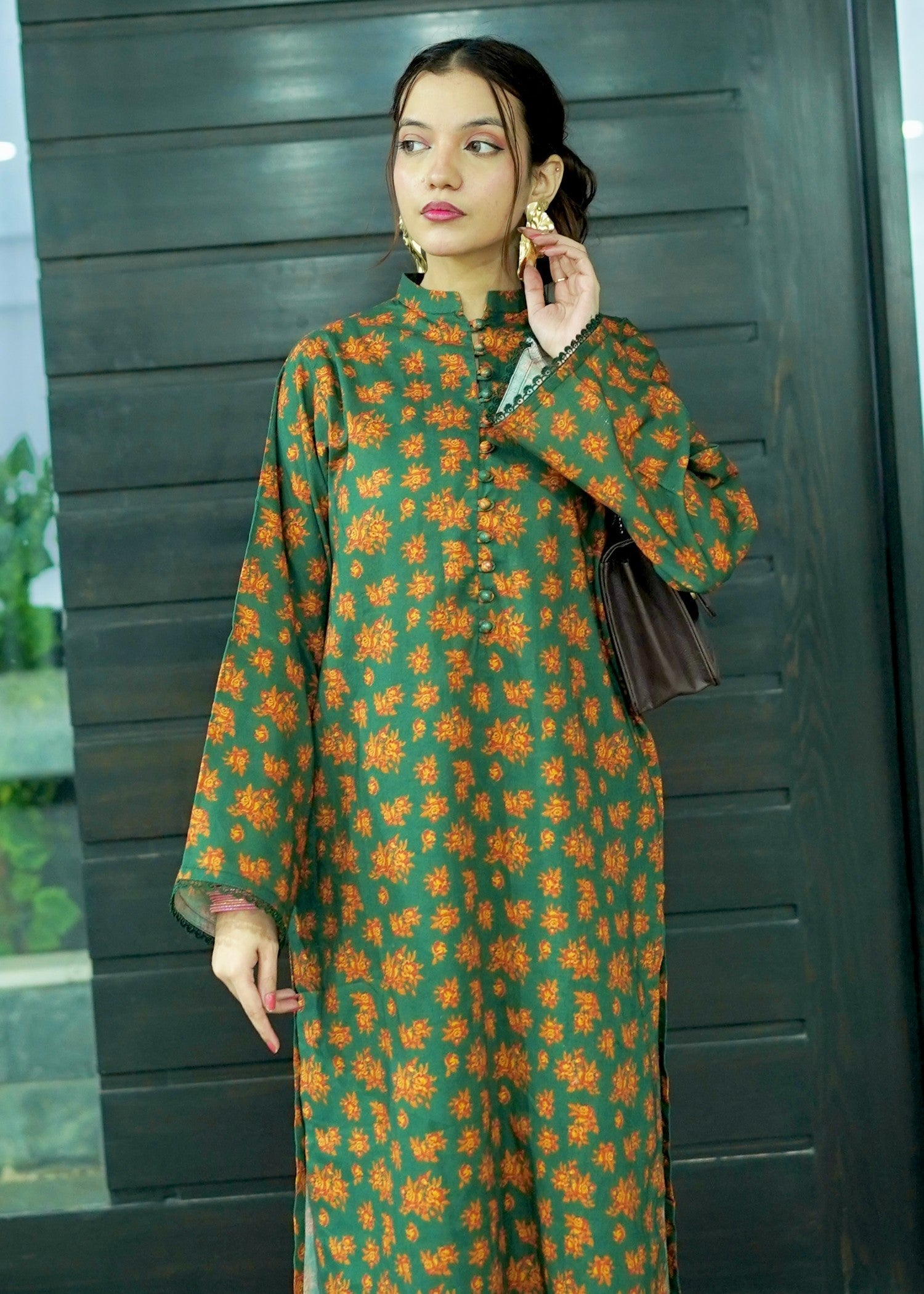 By-East Khaddar Suit Printed Women 2pcs