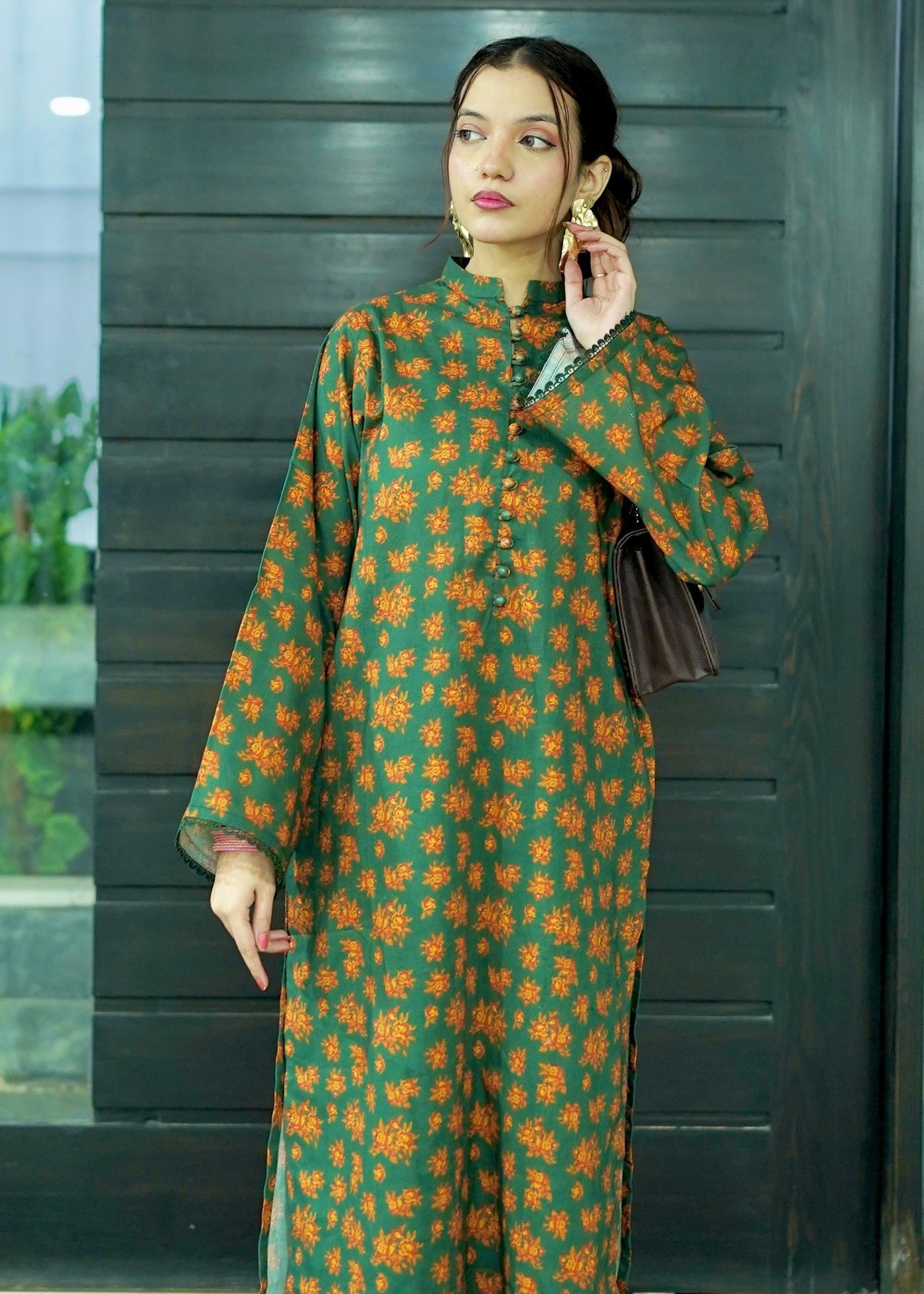 By-East Khaddar Suit Printed Women 2pcs