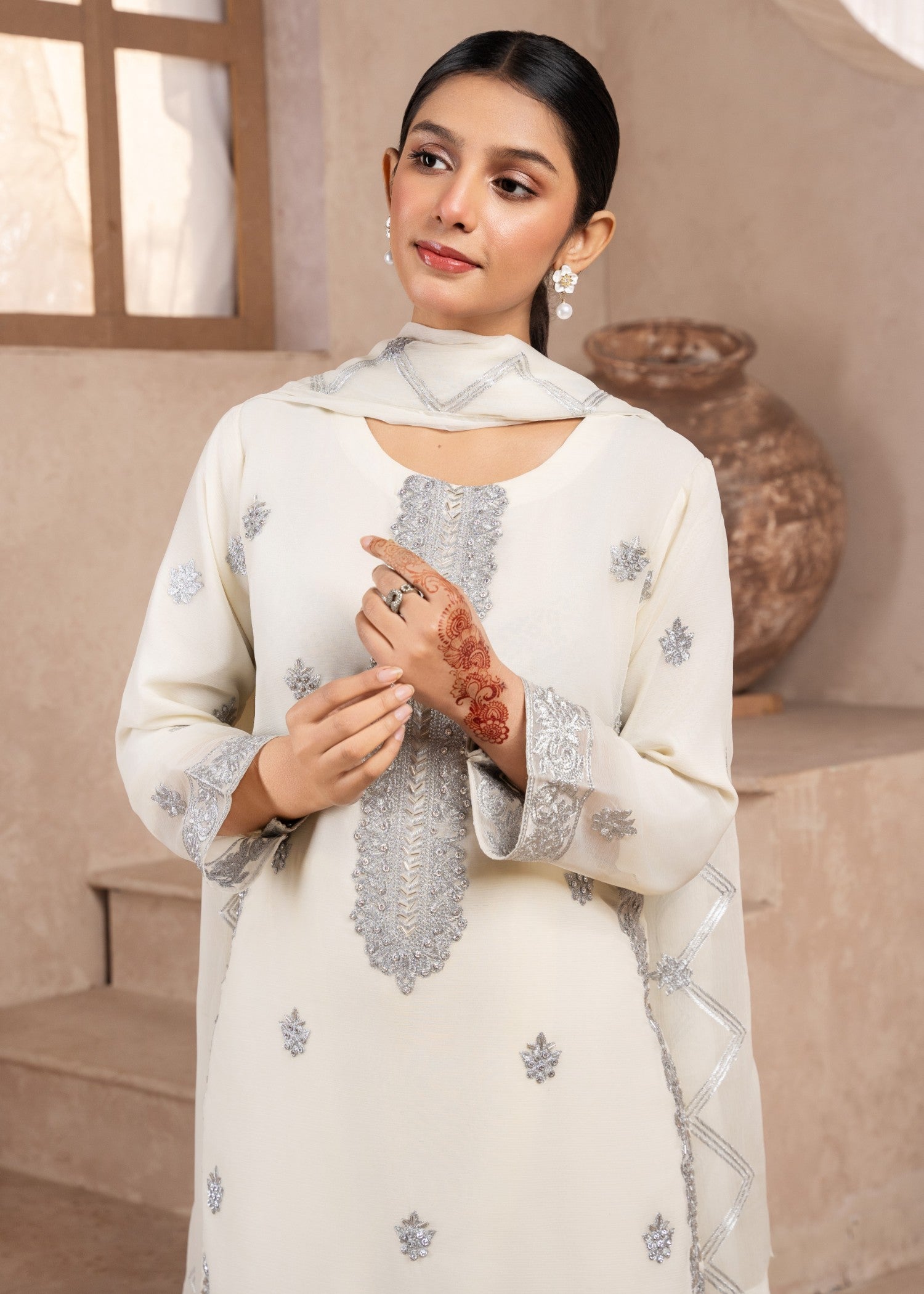 Four Season Boutique HASEENS CREAM Women 3pcs