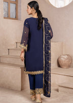 Four Season Boutique SHABNAM CHIFFON BLUE Women 3pcs