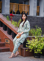 Noah Officials Sea Green Chambray Co Ord Women 2pcs