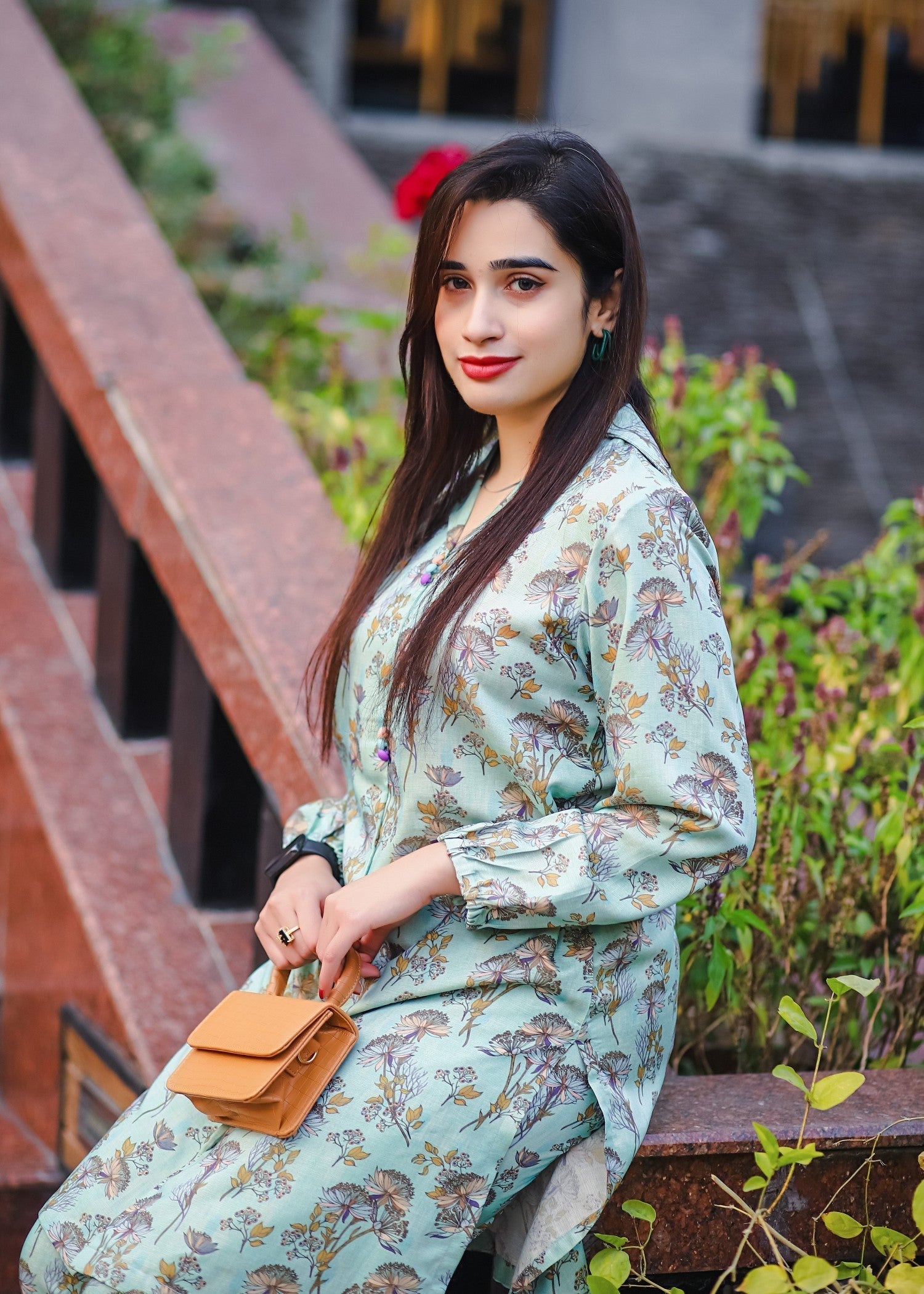 Noah Officials Sea Green Chambray Co Ord Women 2pcs