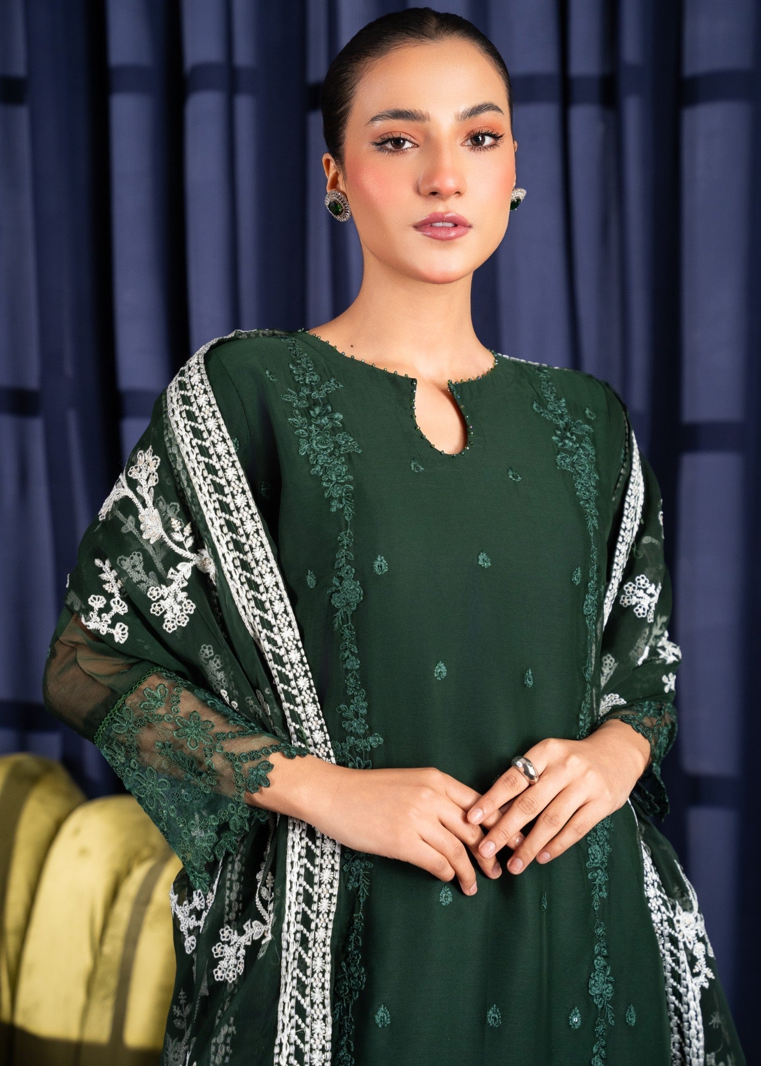 Four Season Boutique NOOR JAN BOTTLE GREEN Women 3pcs