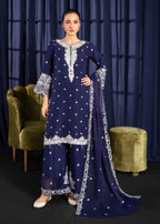 Four Season Boutique JASMEEN NAVY BLUE Women 3pcs