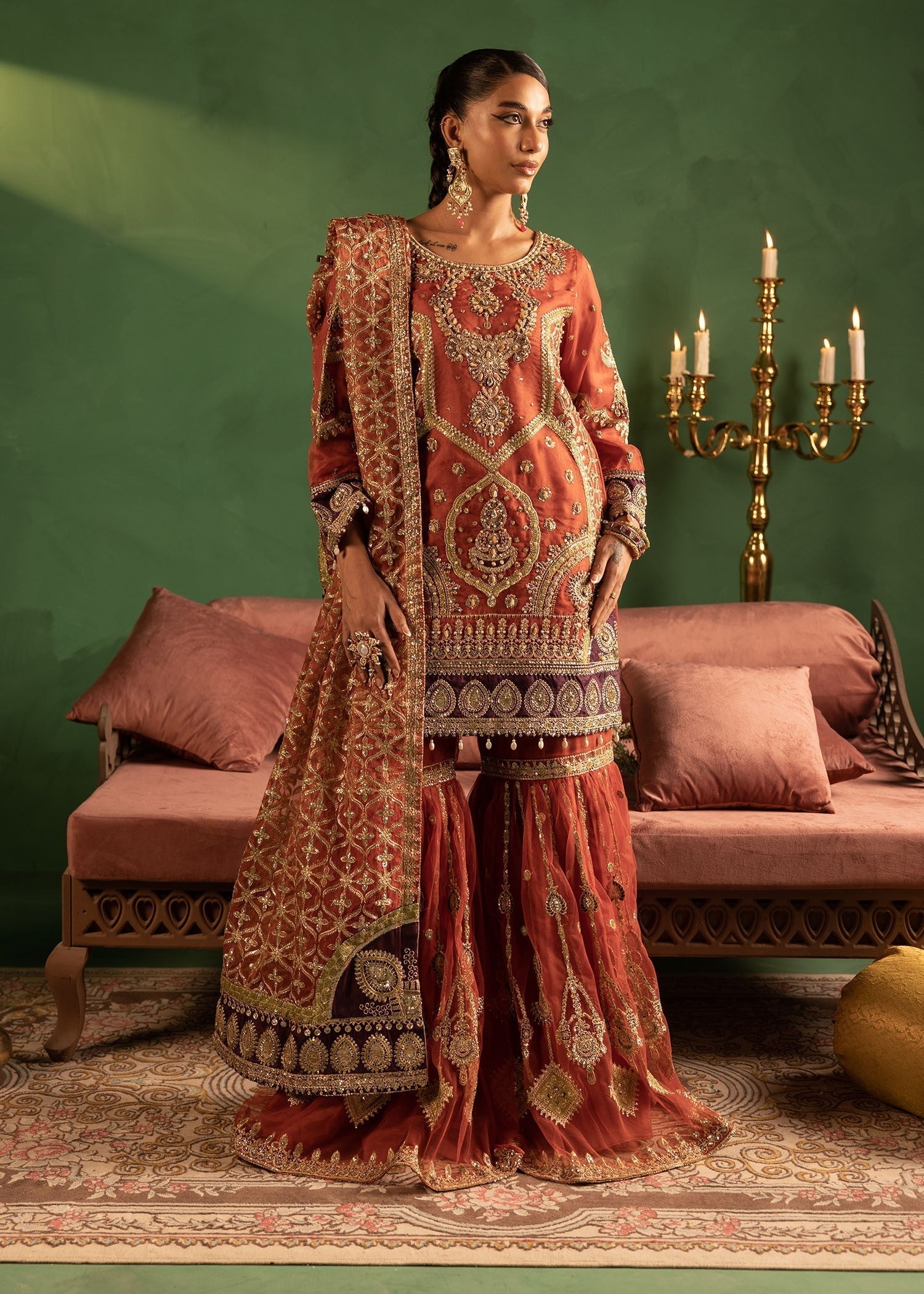 Diara Couture ZONAISHA UA 01 RUST Women 3pcs