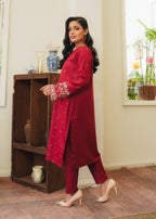 Tawakal Closet Pop Garnet Red Women 2pcs