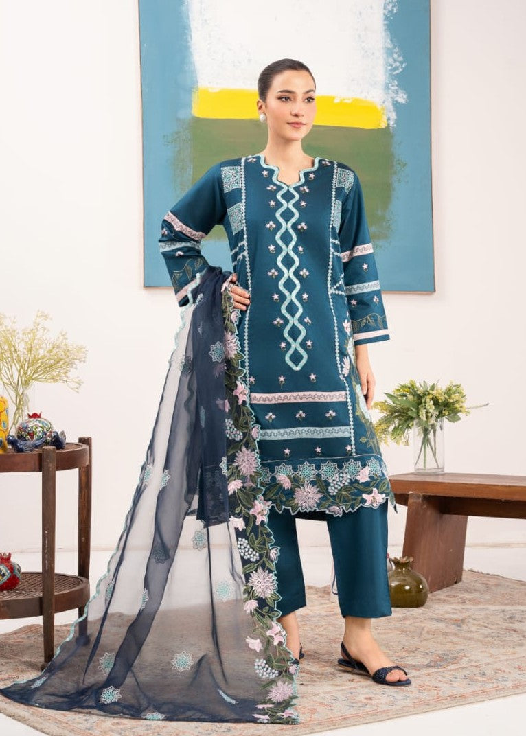 Pehnawa Basics TEAL KHADDI KURTA Women 3pcs