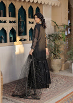 Pehnawa Fashion LAVISH BLACK GHARARA Women 3pcs