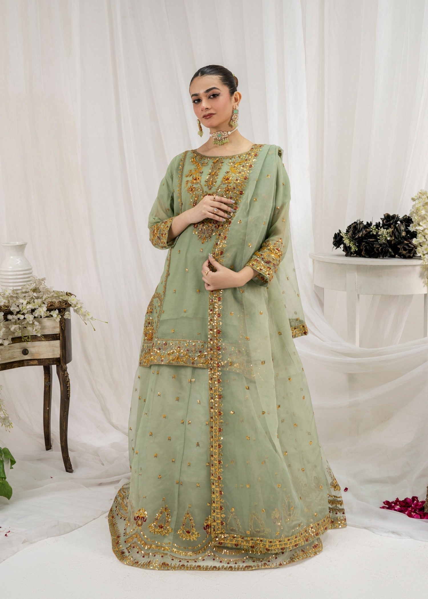Pehnawa By Bin Akram’s ZARAFSHAAN Chiffon Women 3pcs