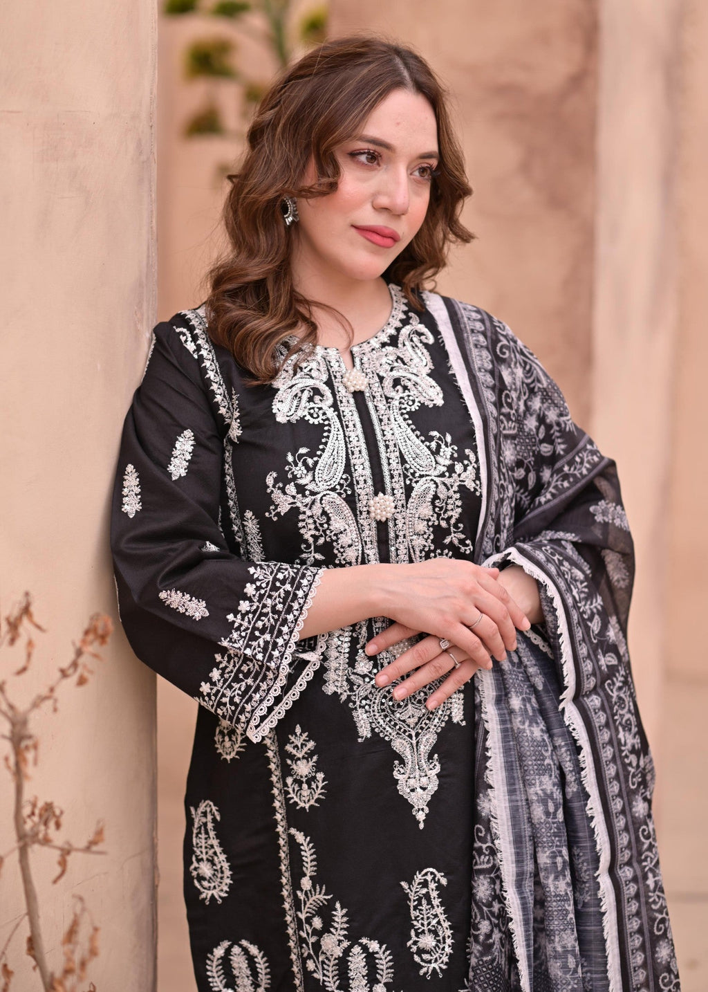 Rangoon Clothing Janaan Midnight Black Women 3pcs