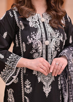 Rangoon Clothing Janaan Midnight Black Women 3pcs