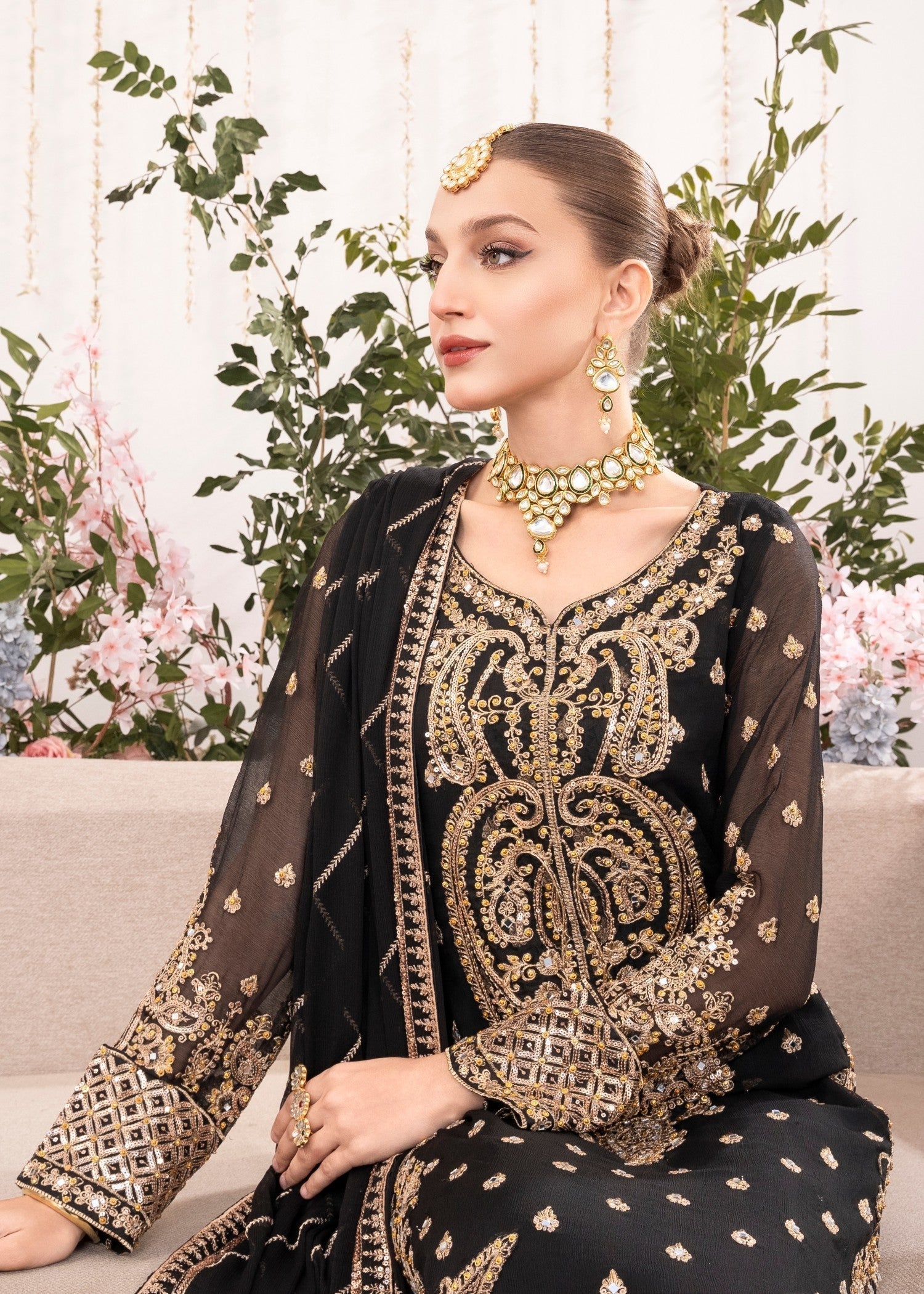 Agha Jaan Studio MUSHQ Women 3pcs