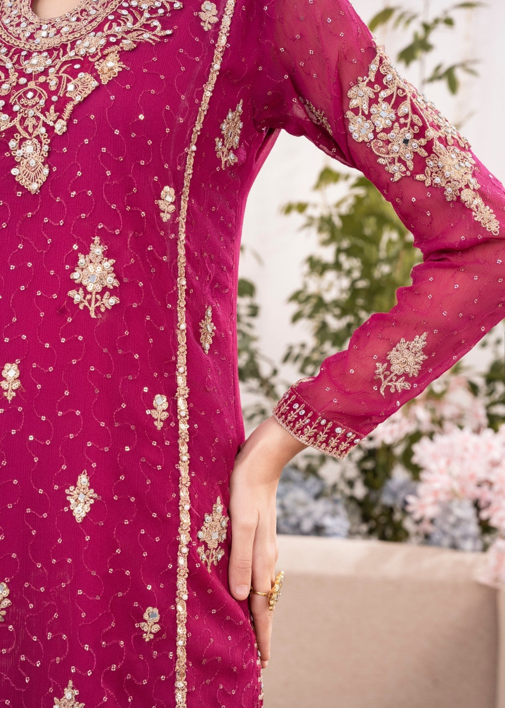 Agha Jaan Studio KESARIYA Women 3pcs