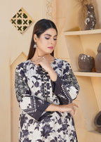 Hamna Kalim Laibah Floral Embroidered TWO PIECE White Women 2pcs