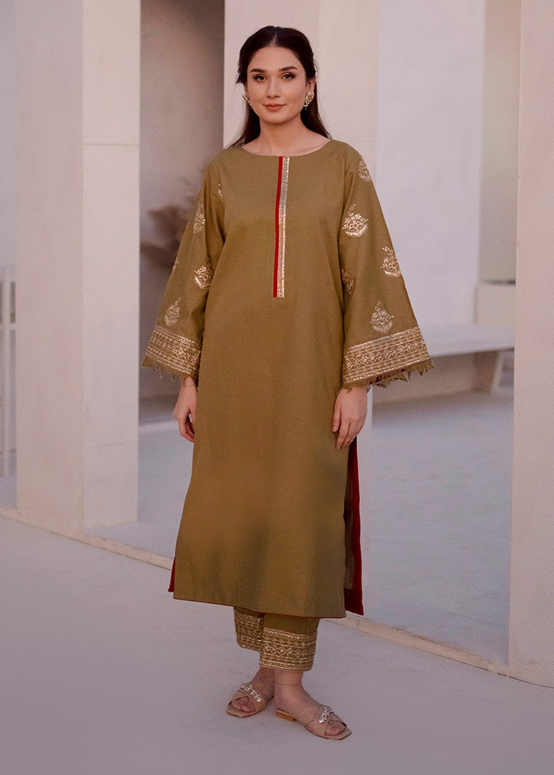Kross Kulture 01418 KHADDAR DASTOOR Women 2pcs