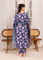 Hoorwani Naila Navy Women 3pcs