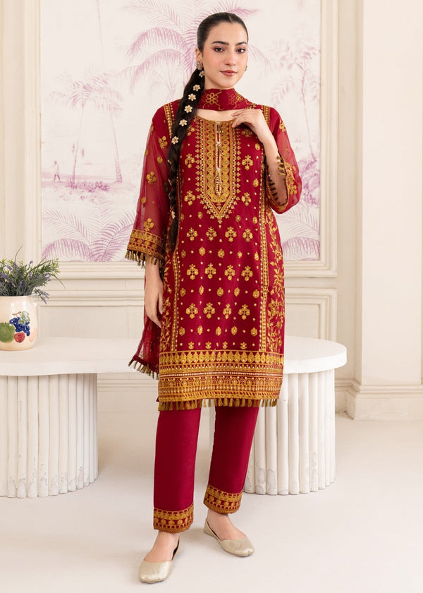 Four Season Boutique RANGEEN MAROON Women 3pcs