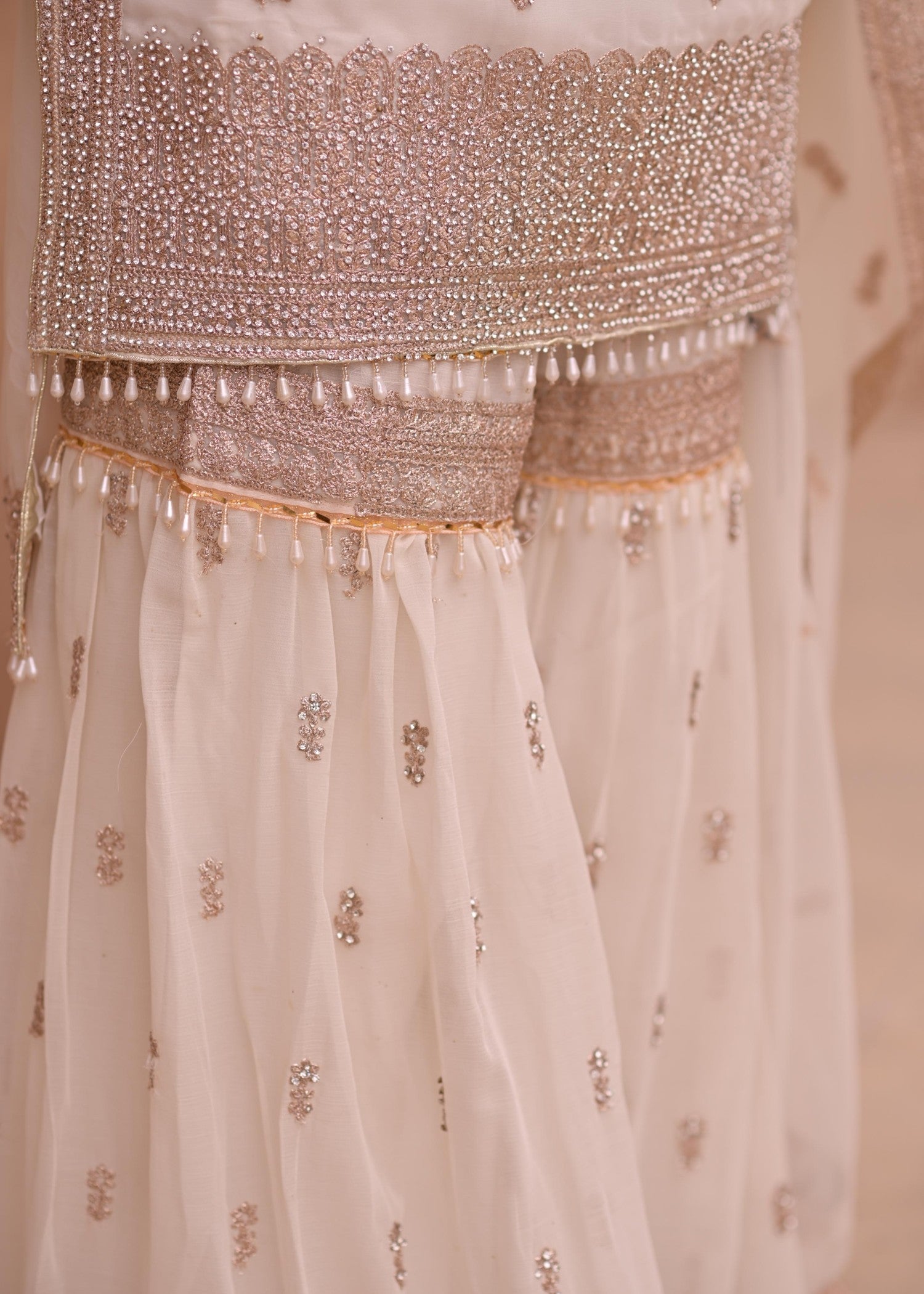 Rangoon Clothing Hooriya White Women 3pcs