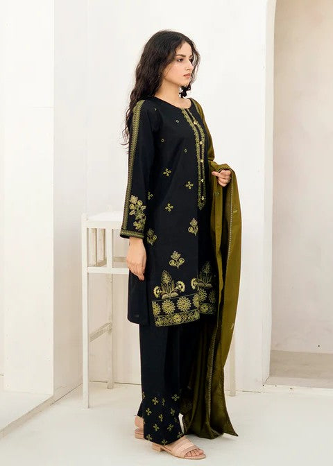 Kross Kulture 01292 Khaddar Embroidered Women 3pcs