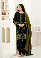 Kross Kulture 01292 Khaddar Embroidered Women 3pcs