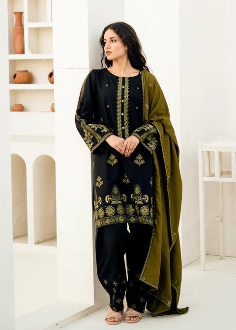 Kross Kulture 01292 Khaddar Embroidered Women 3pcs