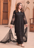 Rangoon Clothing Shaya Midnight Black Women 3pcs