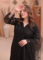 Rangoon Clothing Shaya Midnight Black Women 3pcs