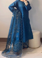 Suits By Sadia Kattan silk areeby zinc Women 3pcs