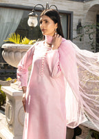 Naaz Couture Pastel Pink Raw Silk Suit Women 3pcs