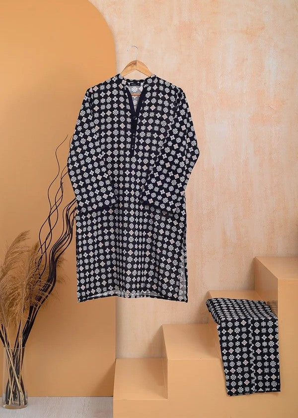 Haya Printed Suit Black SW24 264 Women 2pcs