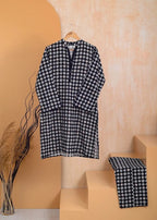 Haya Printed Suit Black SW24 264 Women 2pcs