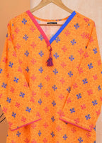 Haya Printed Suit Orange SW24 285 Women 2pcs