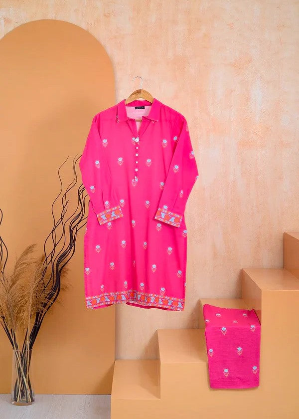 Haya Printed Suit Pink SW24 287 Women 2pcs