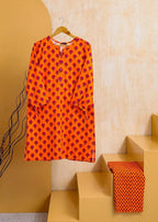 Haya Printed Suit Orange SW24 318 Women 2pcs
