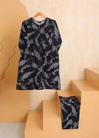 Haya Printed Suit Navy SW24 323 Women 2pcs