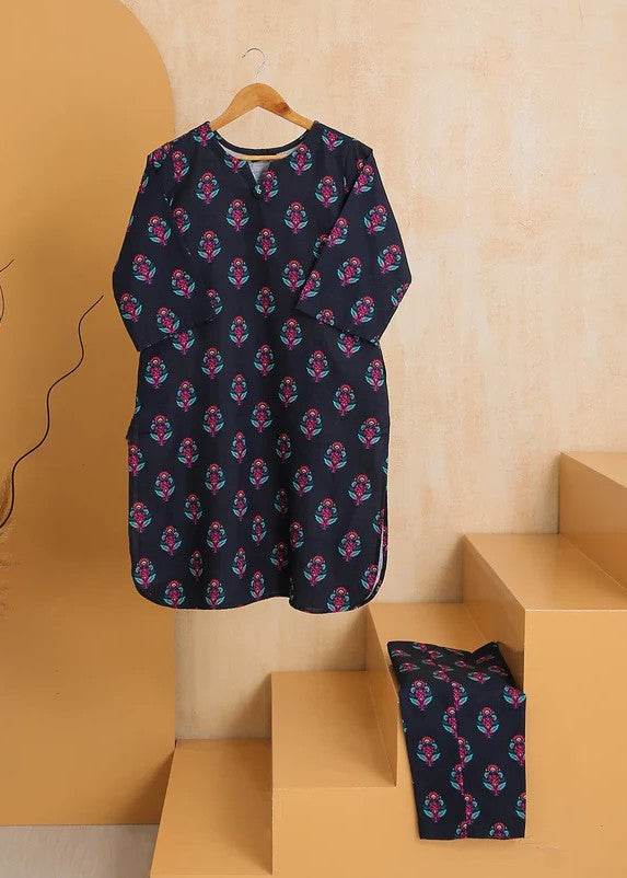 Haya Printed Suit Blue SW24 326 Women 2pcs