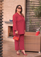 Mahnoor Azher Maroon Bliss | MA 37 Women 2pcs
