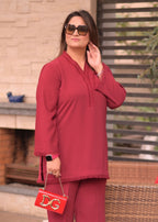 Mahnoor Azher Maroon Bliss | MA 37 Women 2pcs