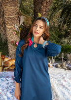 Vestilewear Zinc Embroidered Women Co Ord Sets Stitched Suit (All Season) VW15 A Women 2pcs