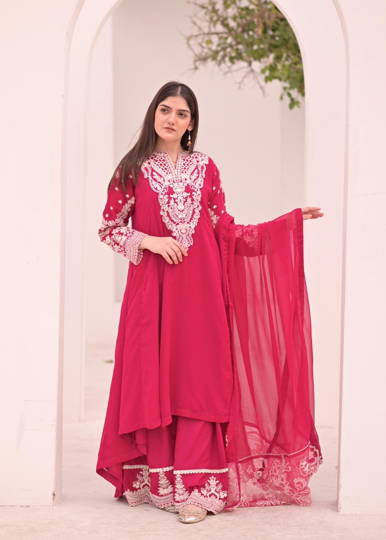 Rangoon Clothing Gulaal HotPink Women 3pcs