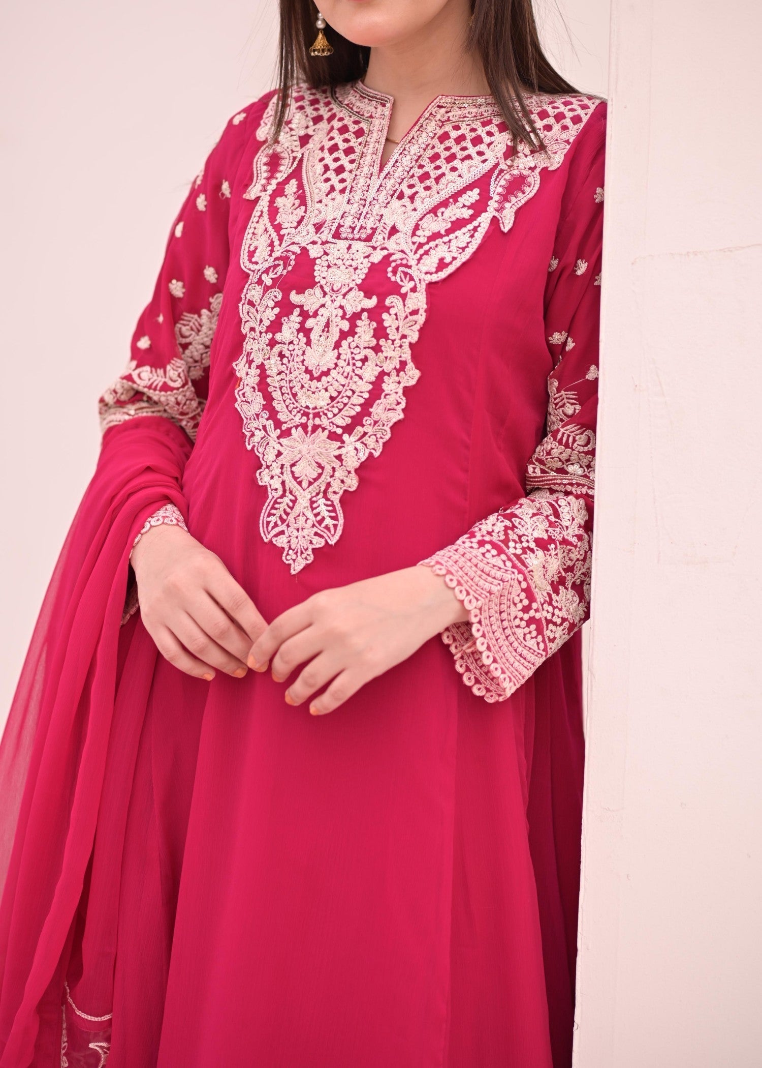 Rangoon Clothing Gulaal HotPink Women 3pcs