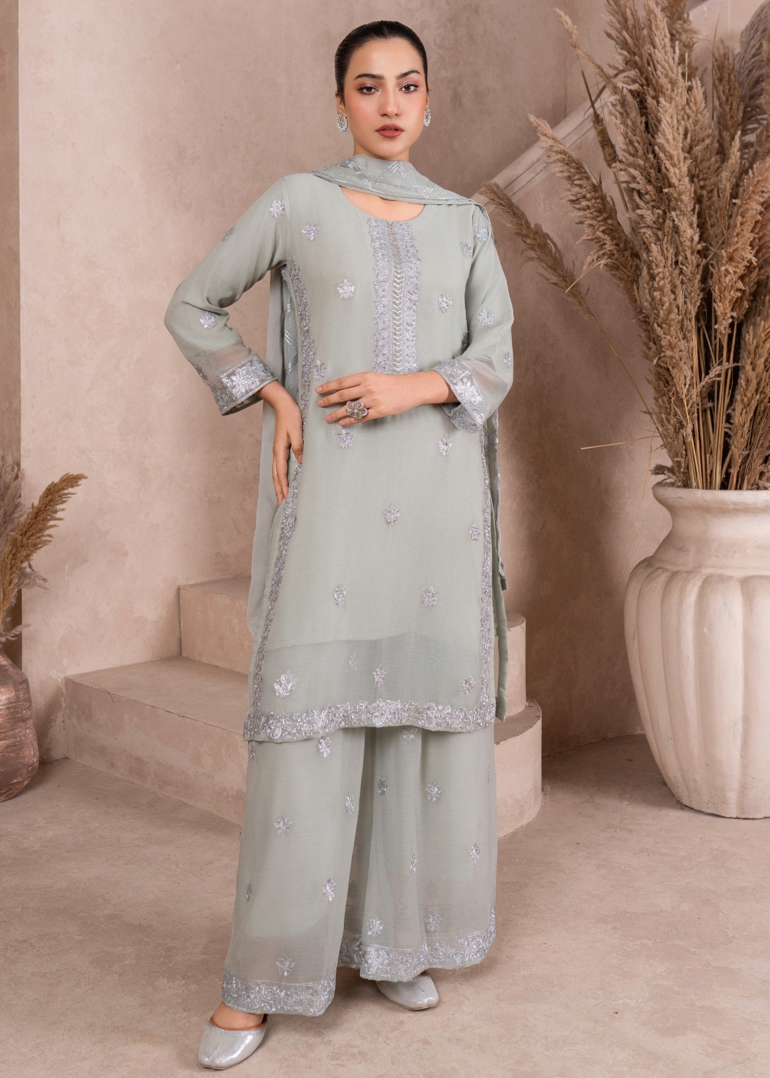 Four Season Boutique HASEENS GREISH GREEN Women 3pcs
